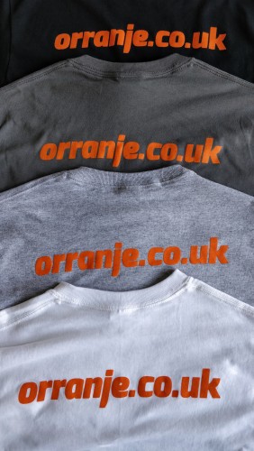 Orranje Logo & Address - Youth / Children's Short Sleeve T-Shirt